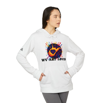 Unisex Addidas Fleece Hoodie | Colorful WV Art Lover-Nicodemus Studios