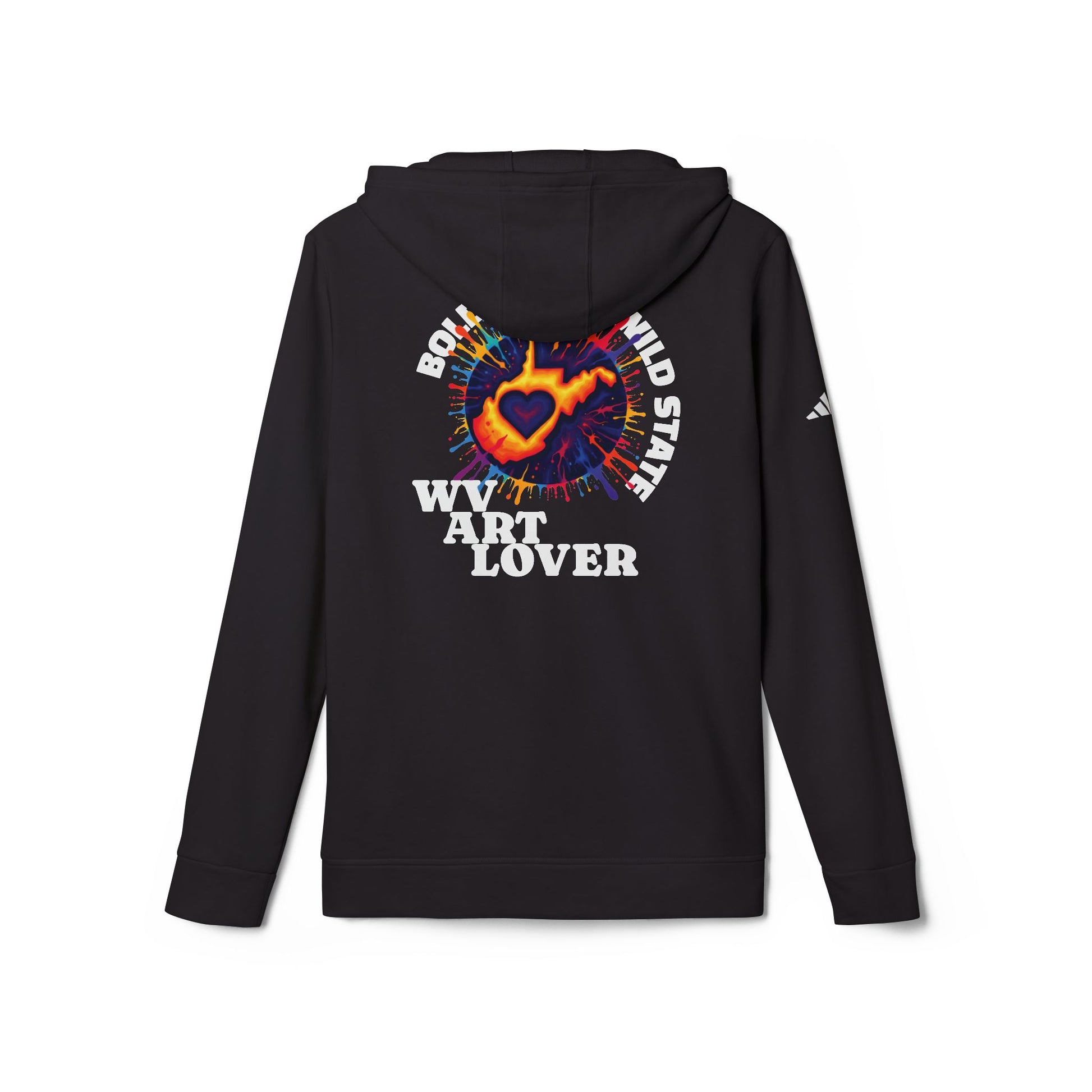 Unisex Addidas Fleece Hoodie | Colorful WV Art Lover-Nicodemus Studios