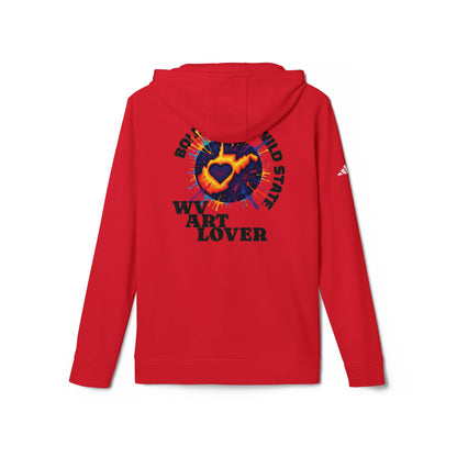 Unisex Addidas Fleece Hoodie | Colorful WV Art Lover-Nicodemus Studios