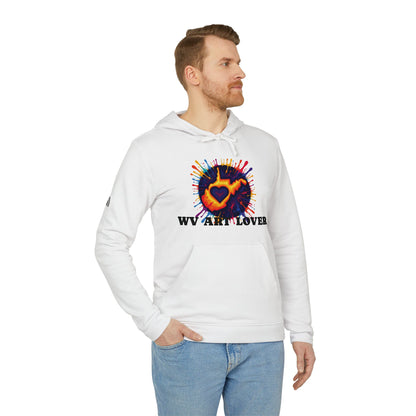 Unisex Addidas Fleece Hoodie | Colorful WV Art Lover-Nicodemus Studios