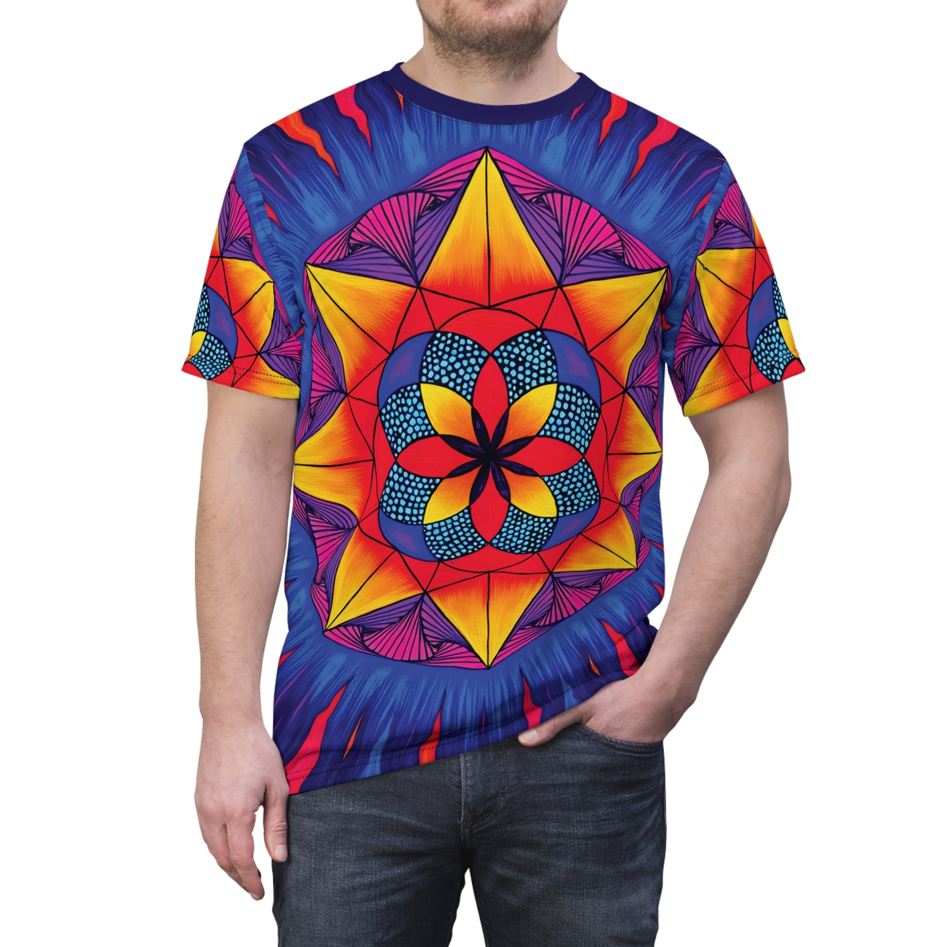 Unisex Art Print Graphic Tee Shirt | "Life from Estar" by Nicodemus Studios-Nicodemus Studios
