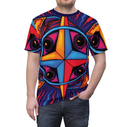Unisex Art Print Graphic Tee Shirt | "Navigator" by Nicodemus Studios-Nicodemus Studios