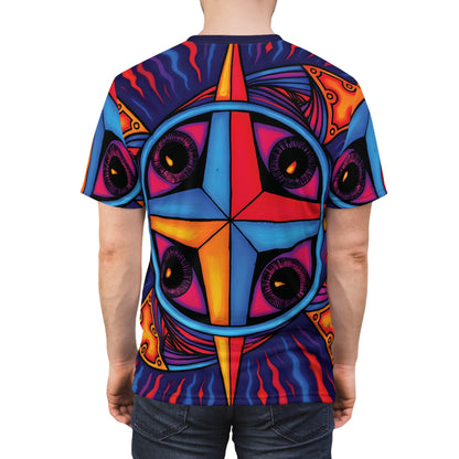 Unisex Art Print Graphic Tee Shirt | "Navigator" by Nicodemus Studios-Nicodemus Studios