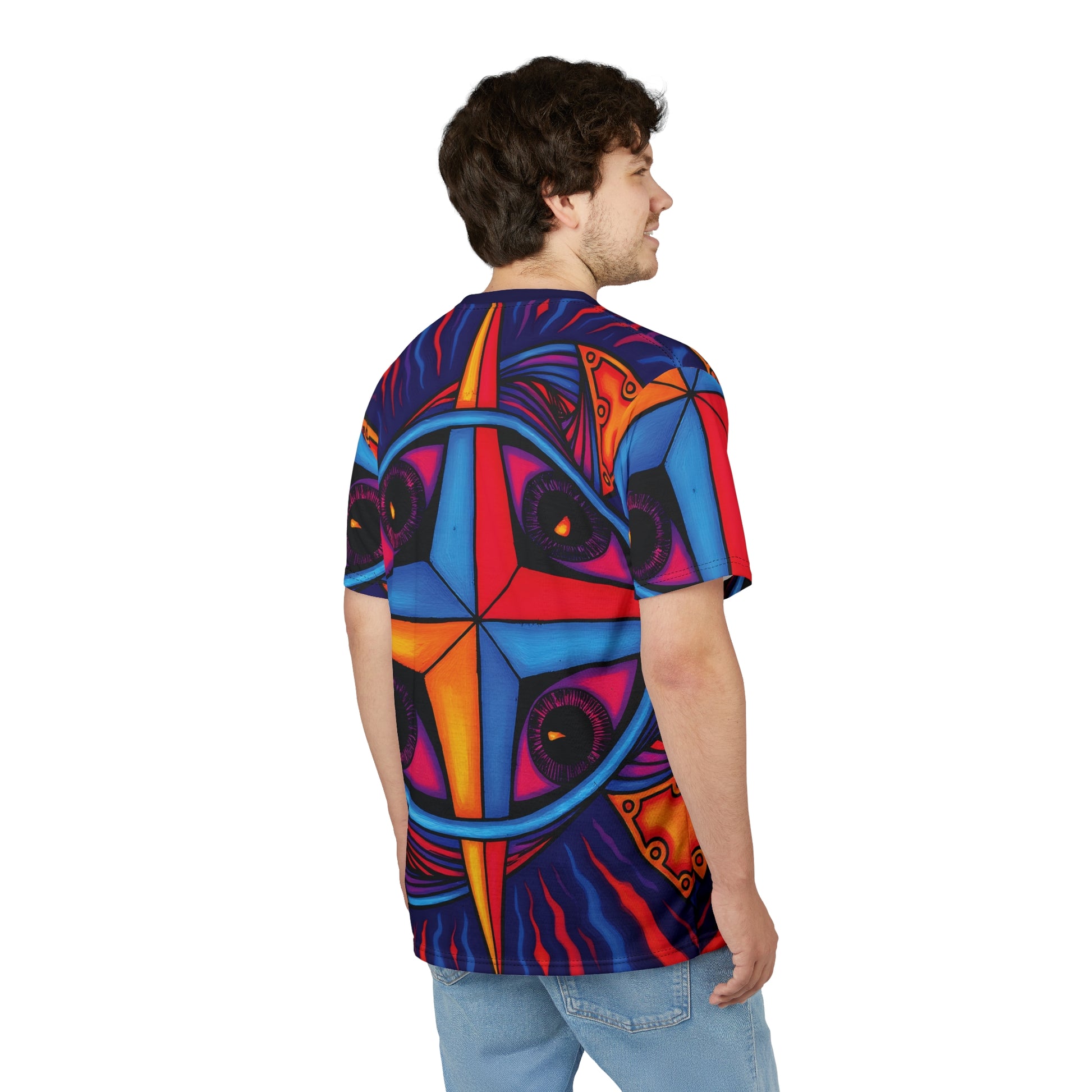 Unisex Art Print Graphic Tee Shirt | "Navigator" by Nicodemus Studios-Nicodemus Studios