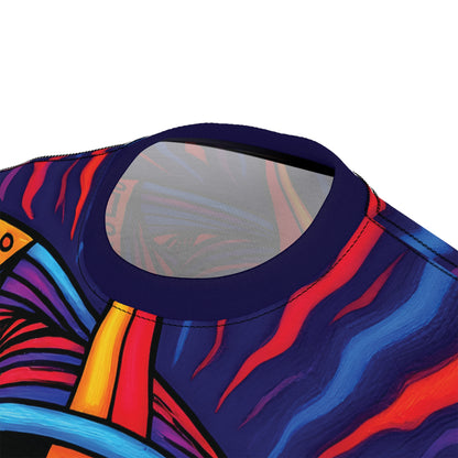 Unisex Art Print Graphic Tee Shirt | "Navigator" by Nicodemus Studios-Nicodemus Studios