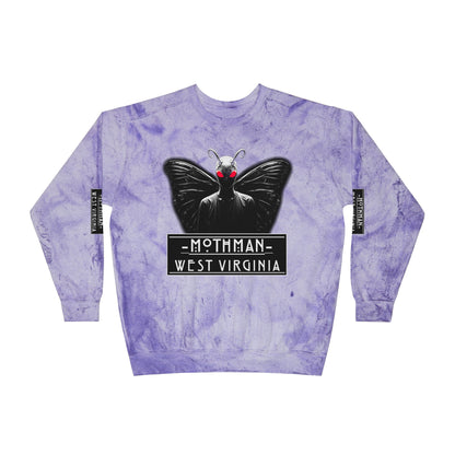 Unisex Color Blast Crewneck Sweatshirt | Mothman-Nicodemus Studios