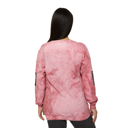 Unisex Color Blast Crewneck Sweatshirt | Mothman-Nicodemus Studios