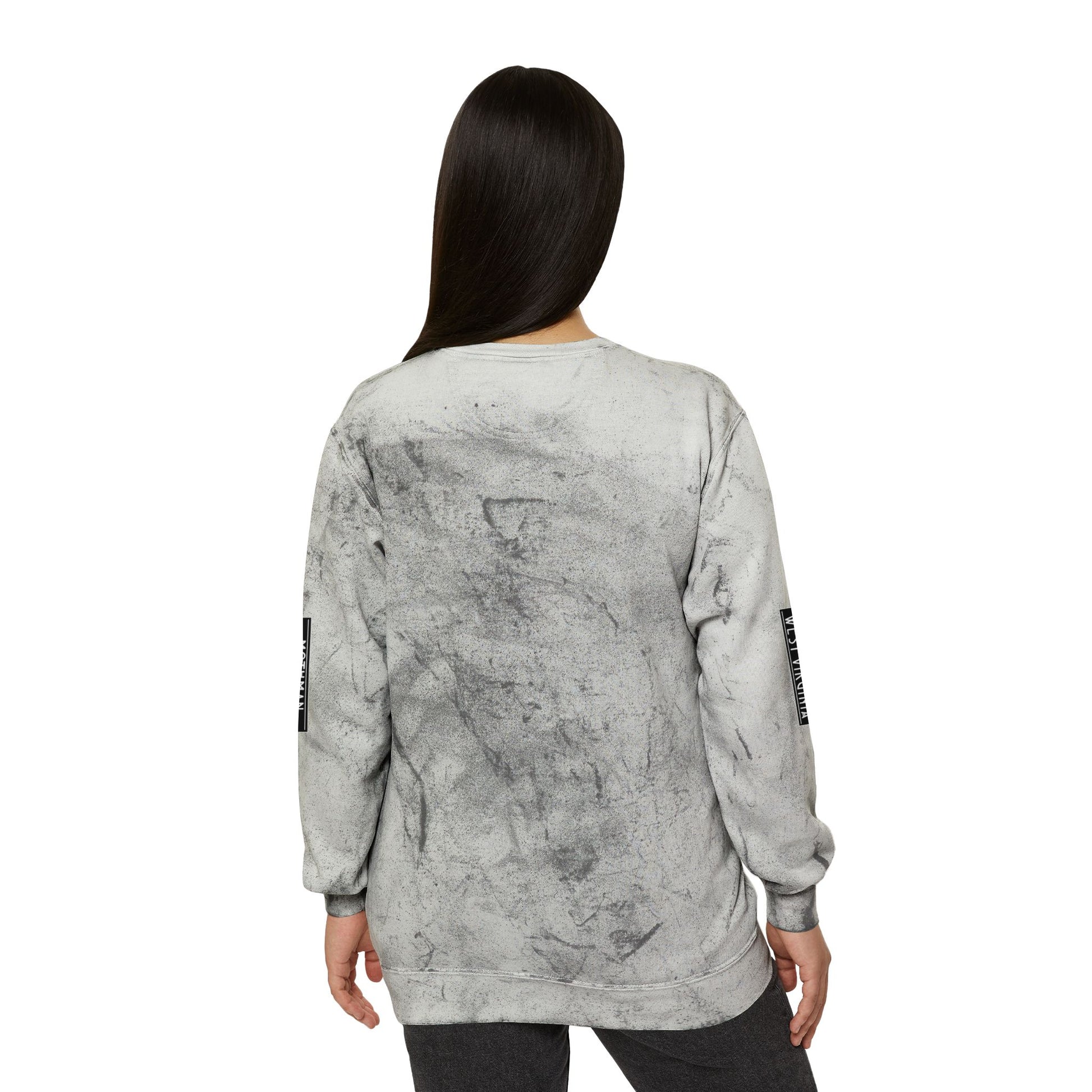Unisex Color Blast Crewneck Sweatshirt | Mothman-Nicodemus Studios