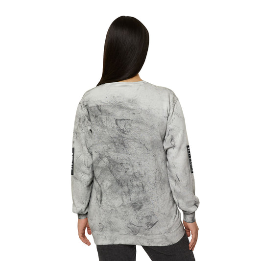 Unisex Color Blast Crewneck Sweatshirt | Mothman-Nicodemus Studios