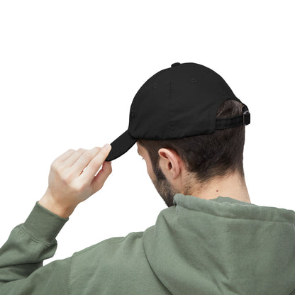 Unisex Distressed Cap | West Virginia Dandelion Design-Nicodemus Studios