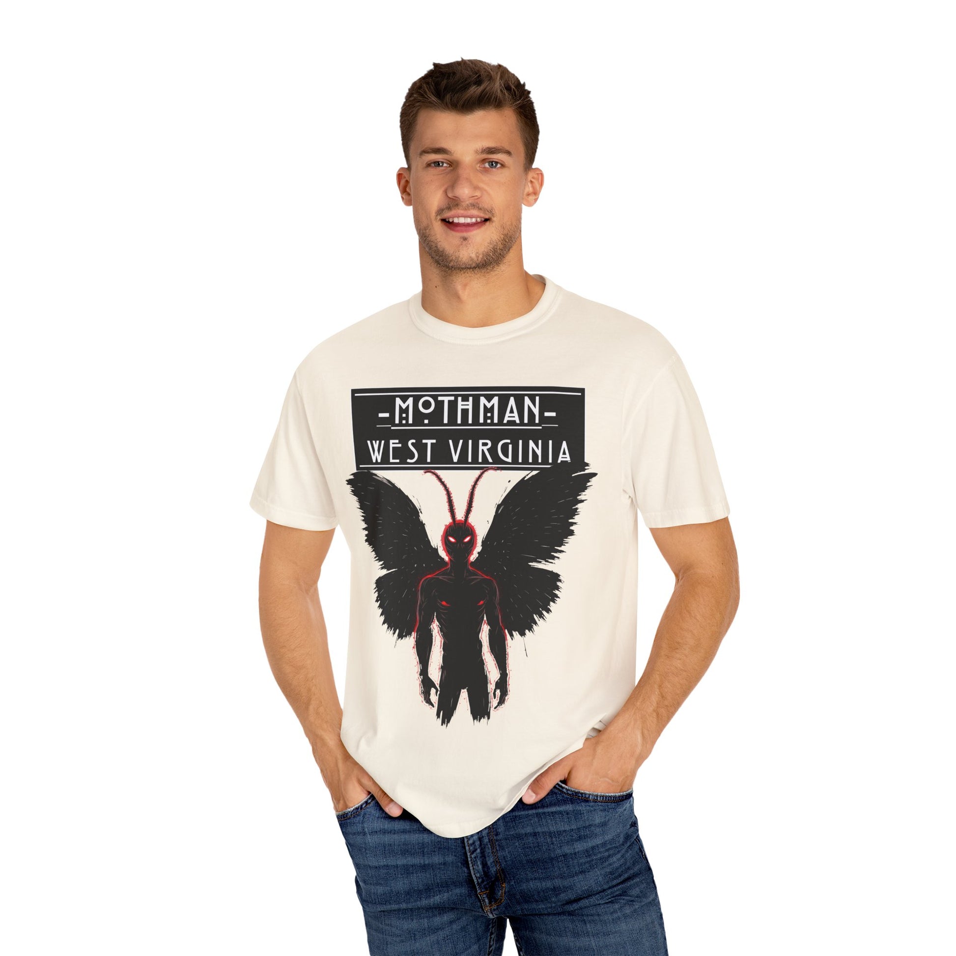 Unisex Garment-Dyed T-shirt | Mothman-Nicodemus Studios