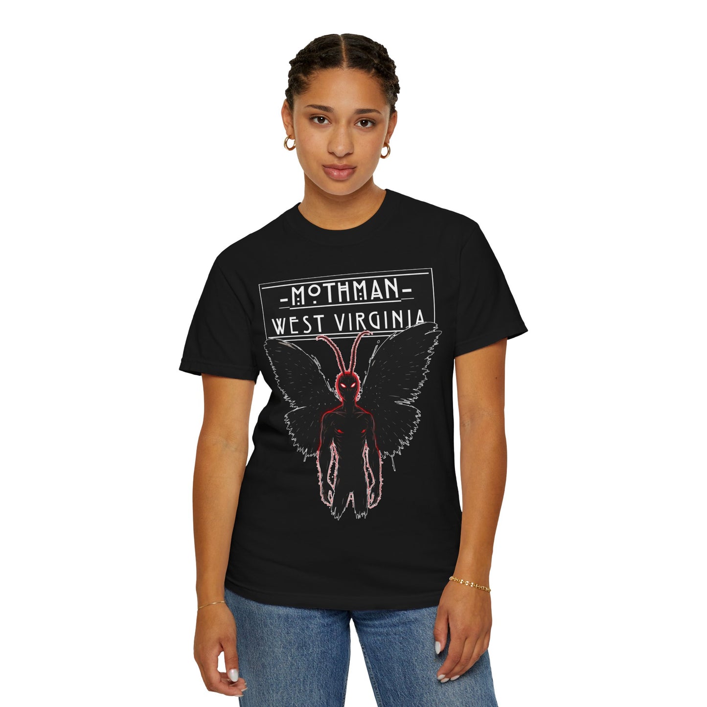 Unisex Garment-Dyed T-shirt | Mothman-Nicodemus Studios
