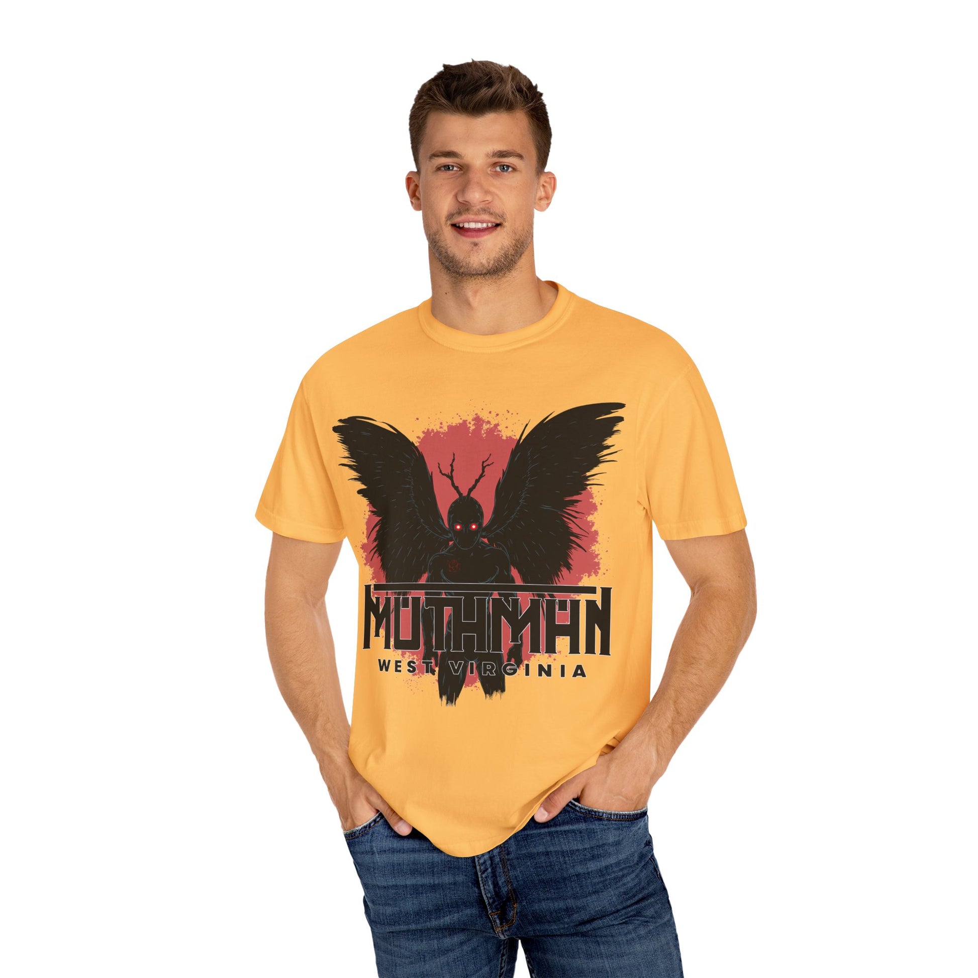Unisex Garment-Dyed T-shirt | Mothman-Nicodemus Studios