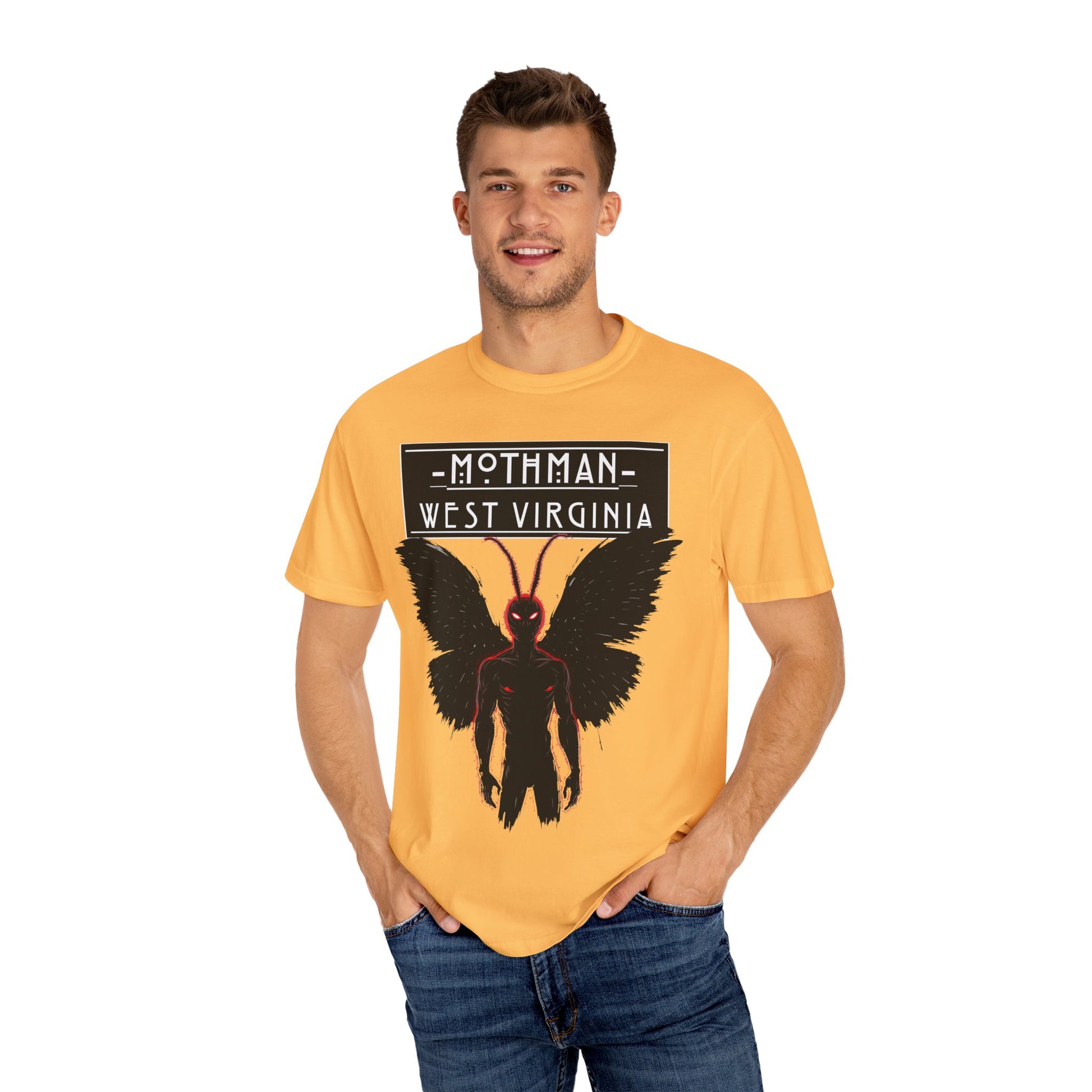 Unisex Garment-Dyed T-shirt | Mothman-Nicodemus Studios