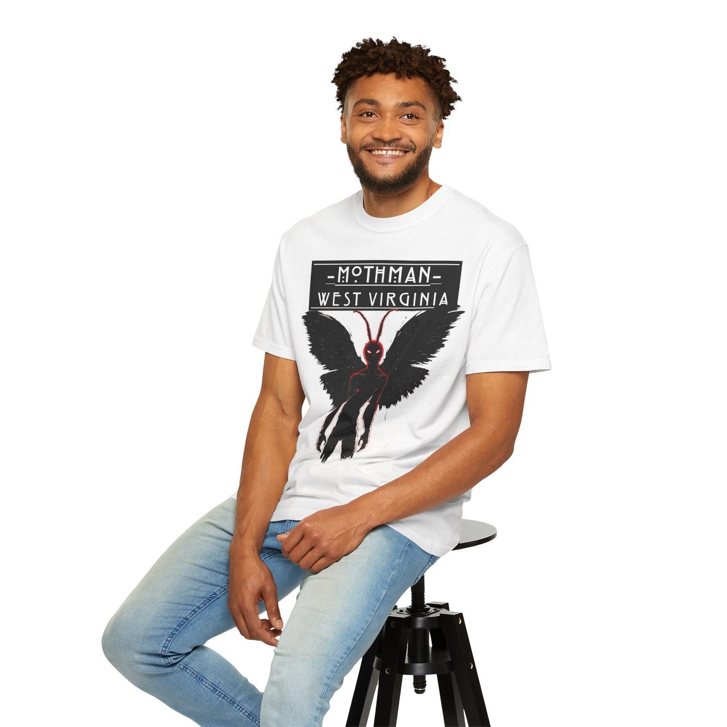 Unisex Garment-Dyed T-shirt | Mothman-Nicodemus Studios