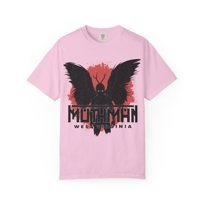 Unisex Garment-Dyed T-shirt | Mothman-Blossom-S-Nicodemus Studios