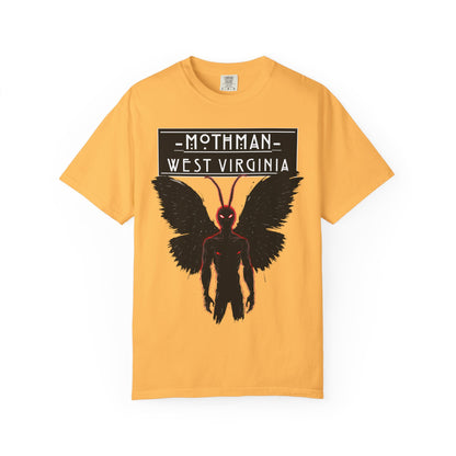 Unisex Garment-Dyed T-shirt | Mothman-Citrus-S-Nicodemus Studios