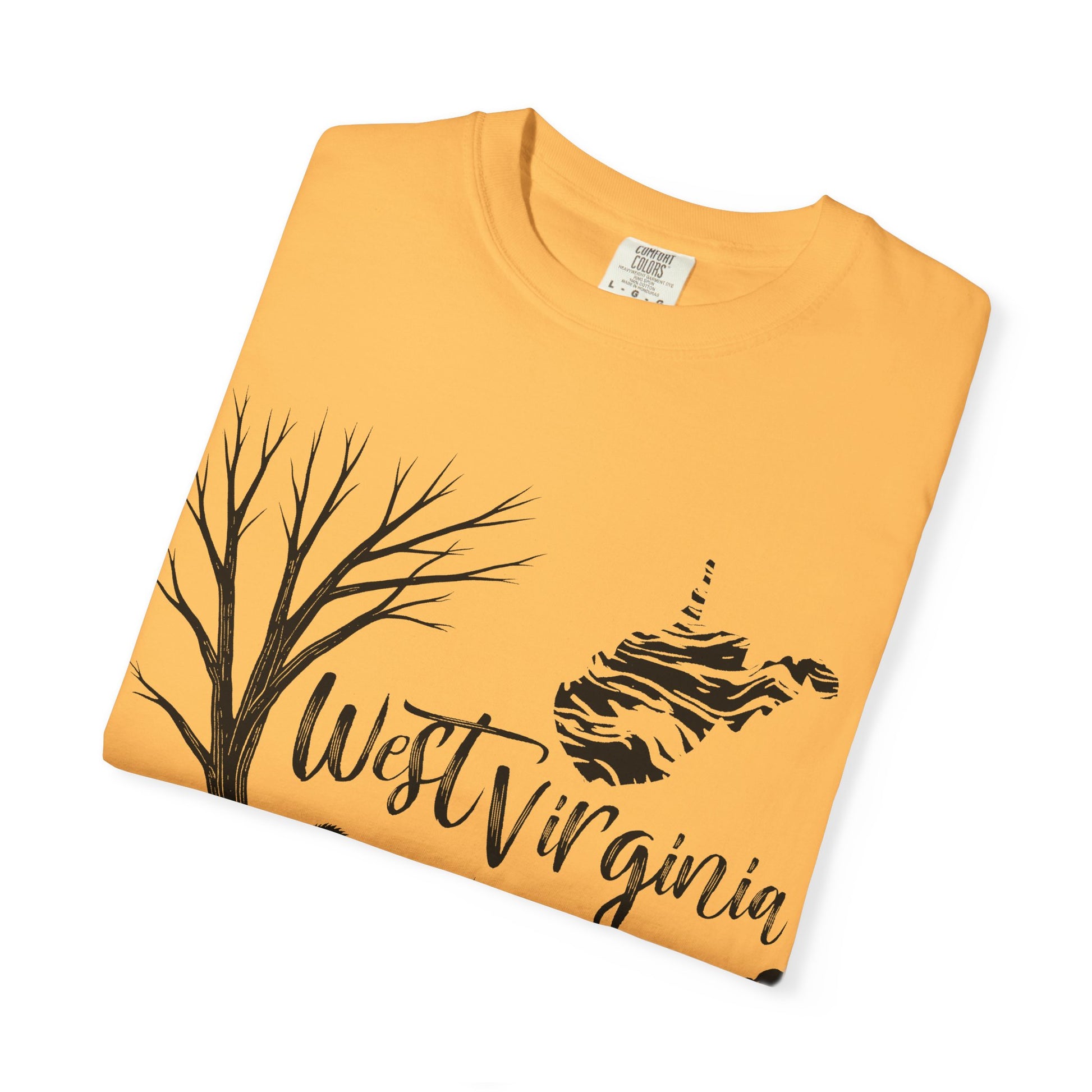 Unisex Garment-Dyed T-shirt | West Virginia Nature Scene-Nicodemus Studios