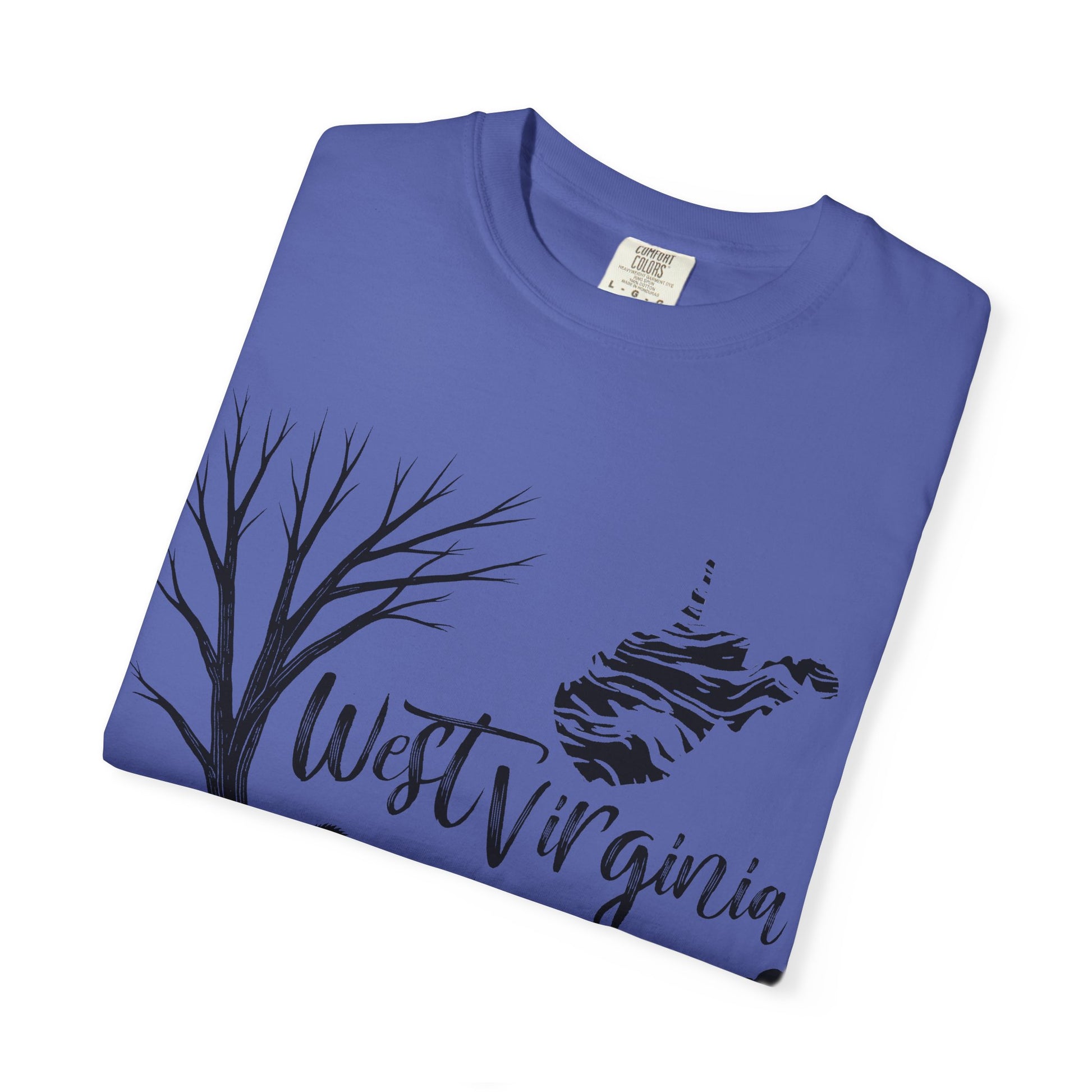Unisex Garment-Dyed T-shirt | West Virginia Nature Scene-Nicodemus Studios
