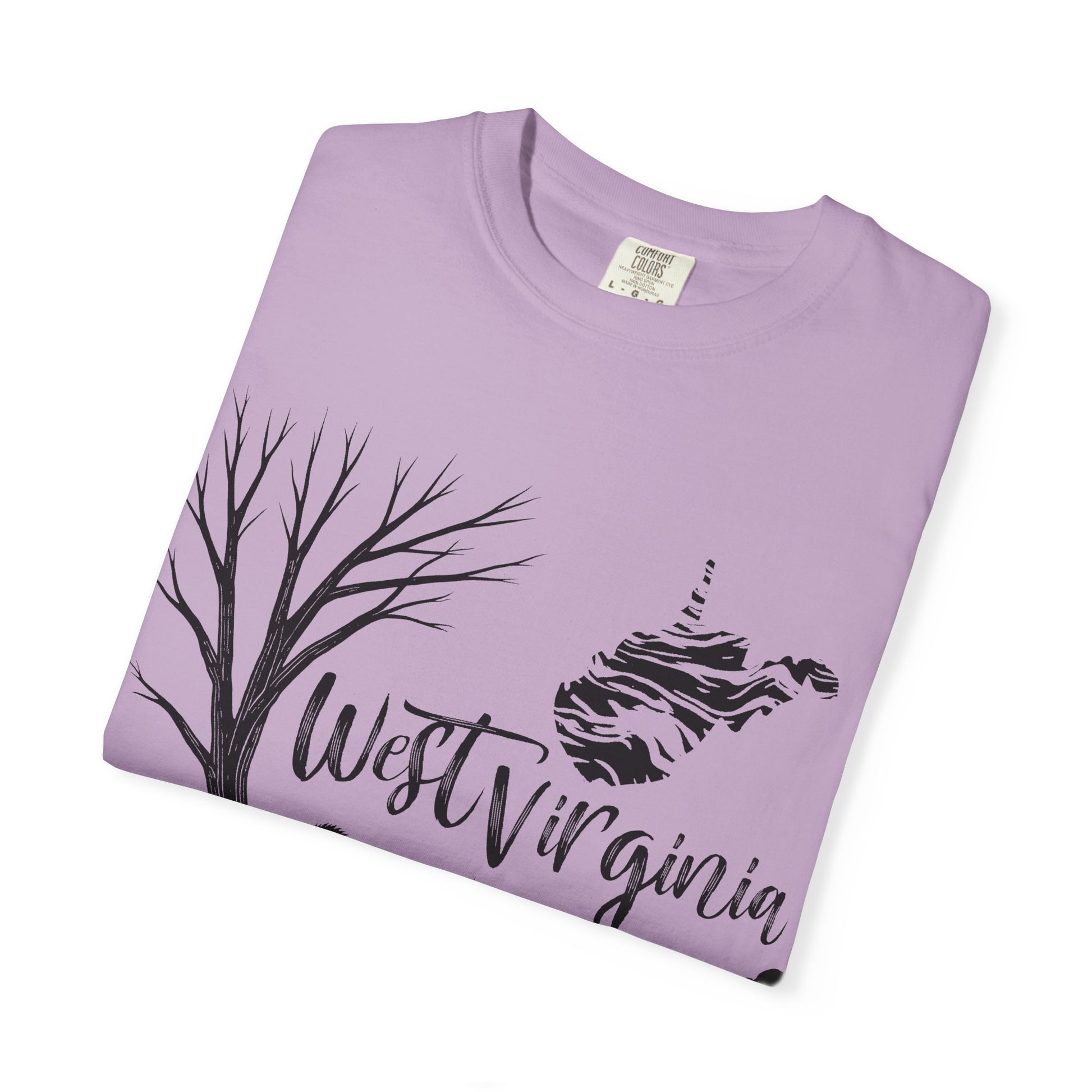 Unisex Garment-Dyed T-shirt | West Virginia Nature Scene-Nicodemus Studios