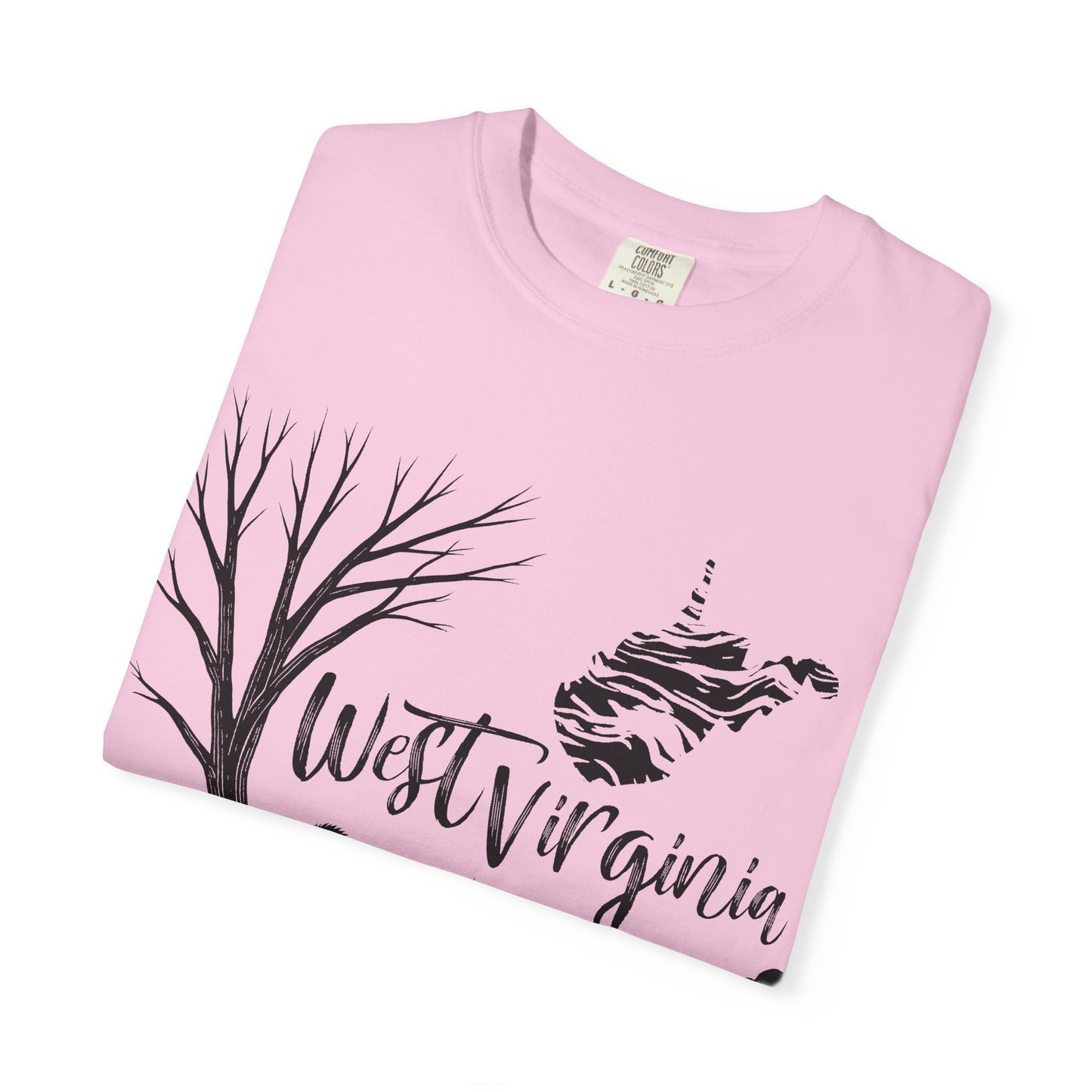 Unisex Garment-Dyed T-shirt | West Virginia Nature Scene-Nicodemus Studios
