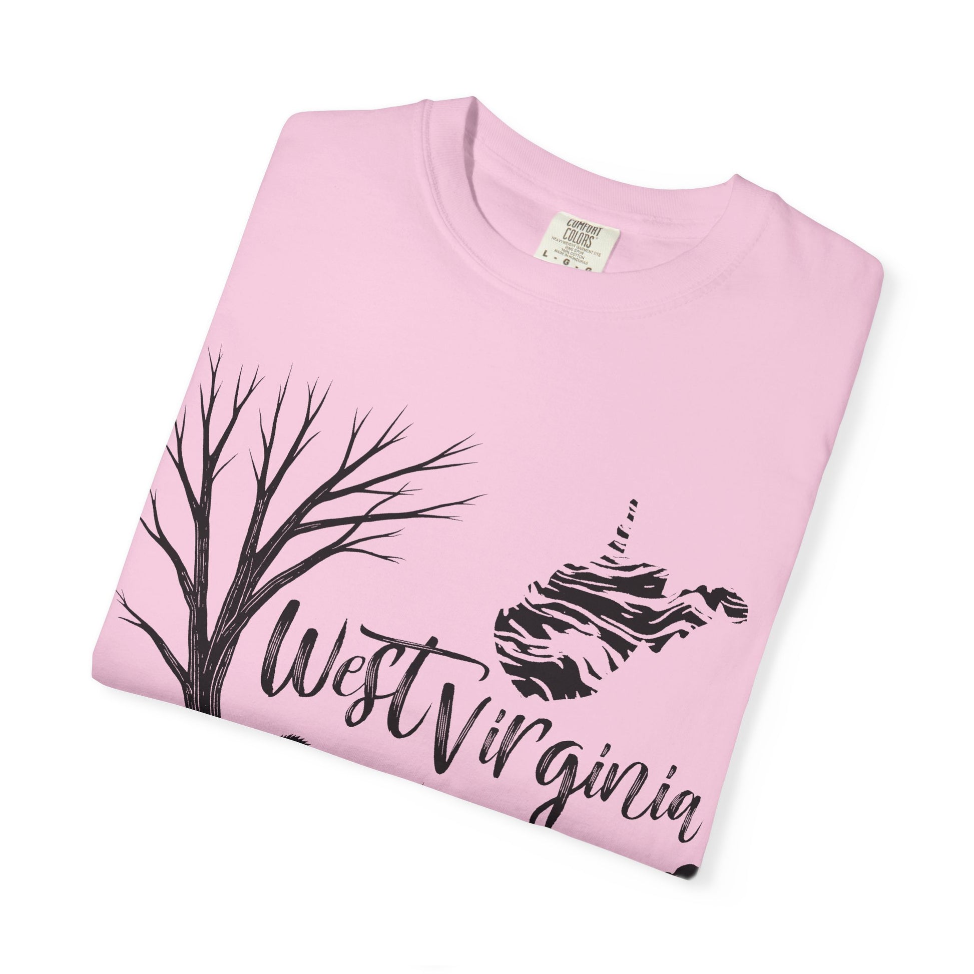 Unisex Garment-Dyed T-shirt | West Virginia Nature Scene-Nicodemus Studios