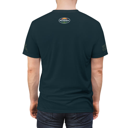 Unisex Graphic Tee Shirt | "Appalachian Guitarist" by Nicodemus Studios-Nicodemus Studios