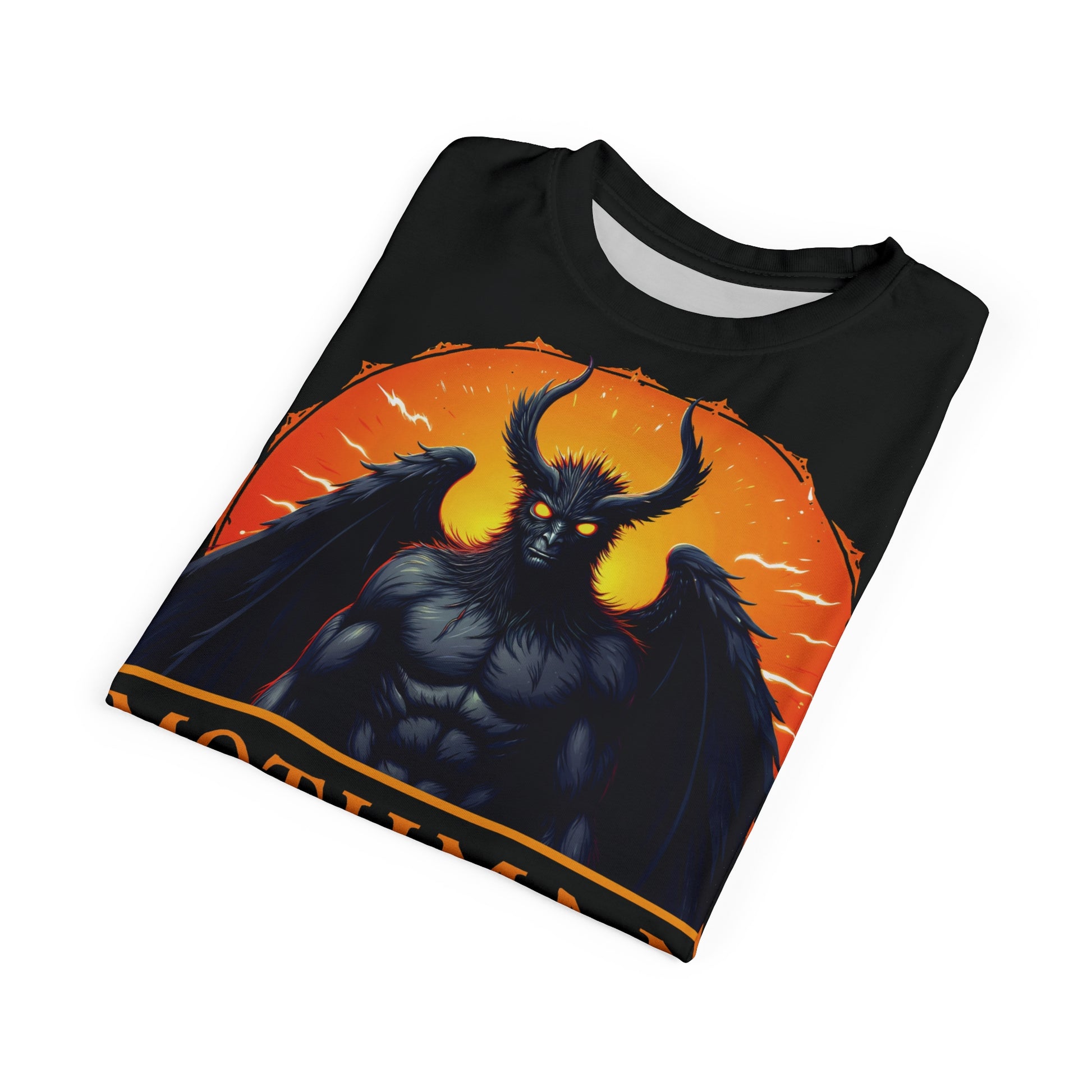 Unisex Graphic Tee Shirt | "Buff Mothman" by Nicodemus Studios-Nicodemus Studios