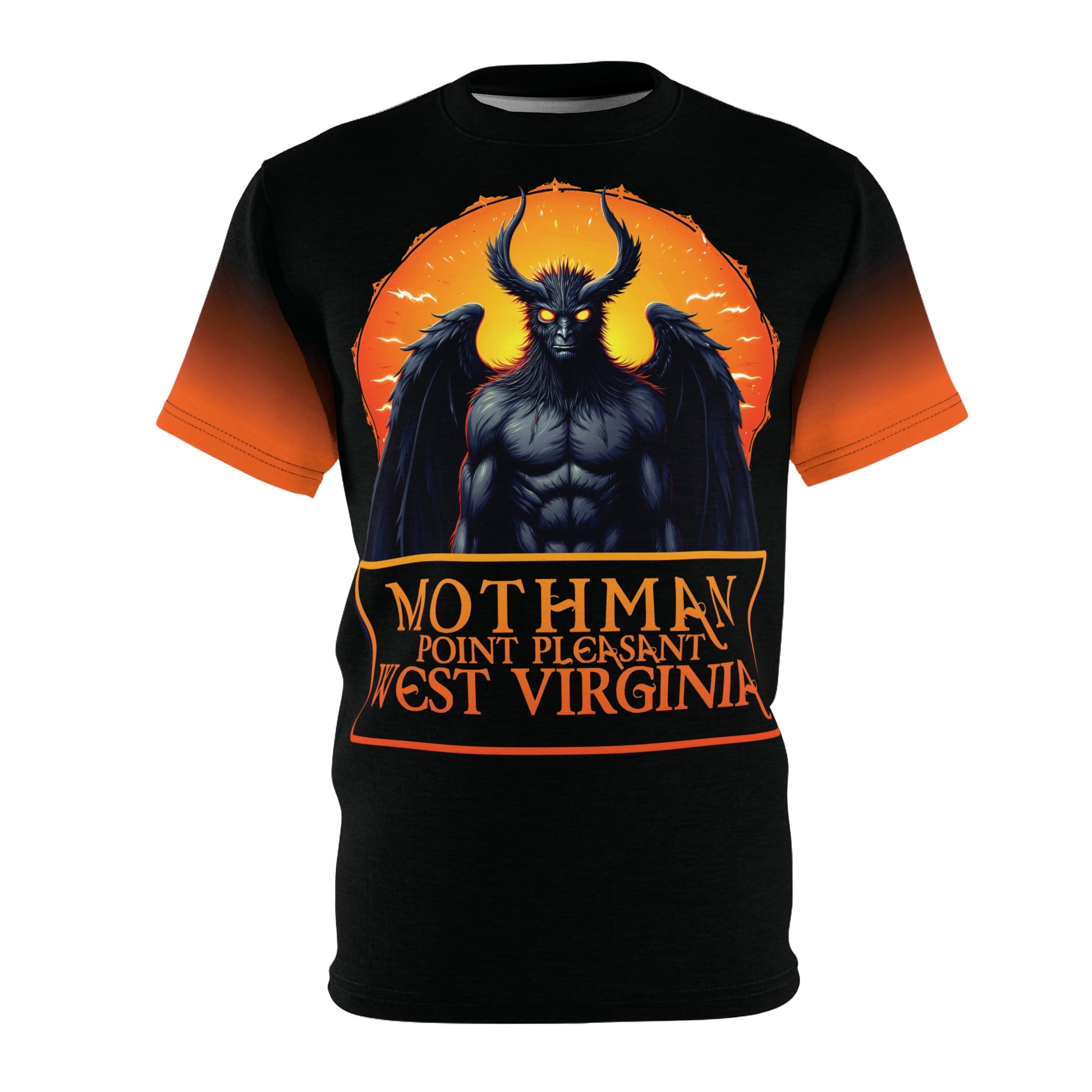 Unisex Graphic Tee Shirt | "Buff Mothman" by Nicodemus Studios-Nicodemus Studios