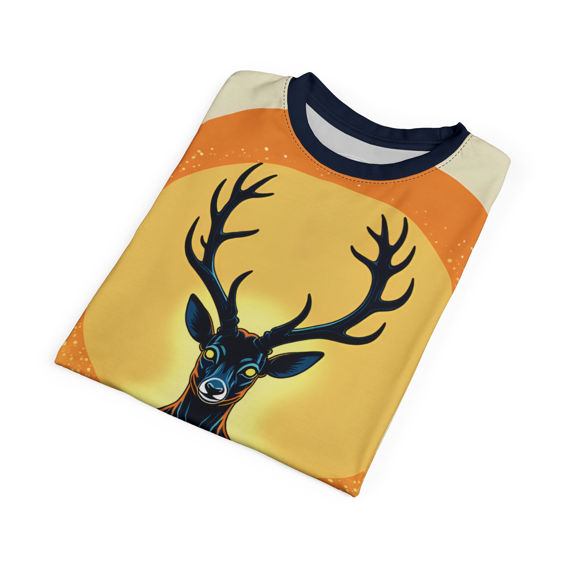 Unisex Graphic Tee Shirt | "Lunar Buck" by Nicodemus Studios-Nicodemus Studios
