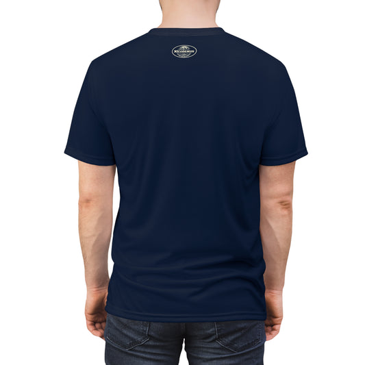 Unisex Graphic Tee Shirt | "Lunar Buck" by Nicodemus Studios-Nicodemus Studios