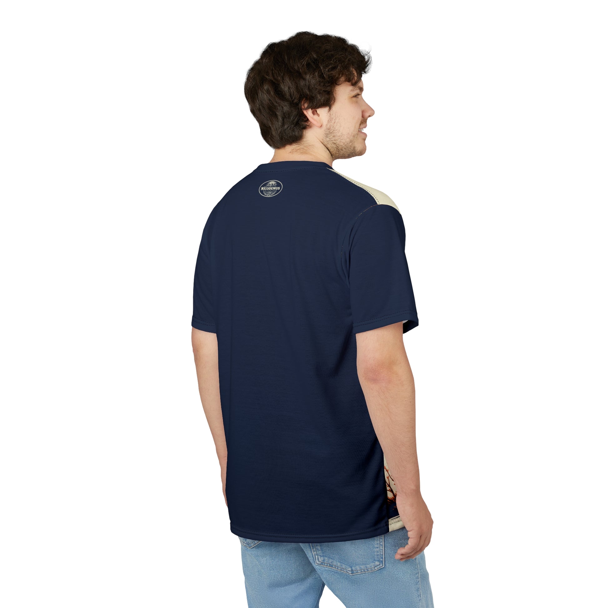 Unisex Graphic Tee Shirt | "Lunar Buck" by Nicodemus Studios-Nicodemus Studios