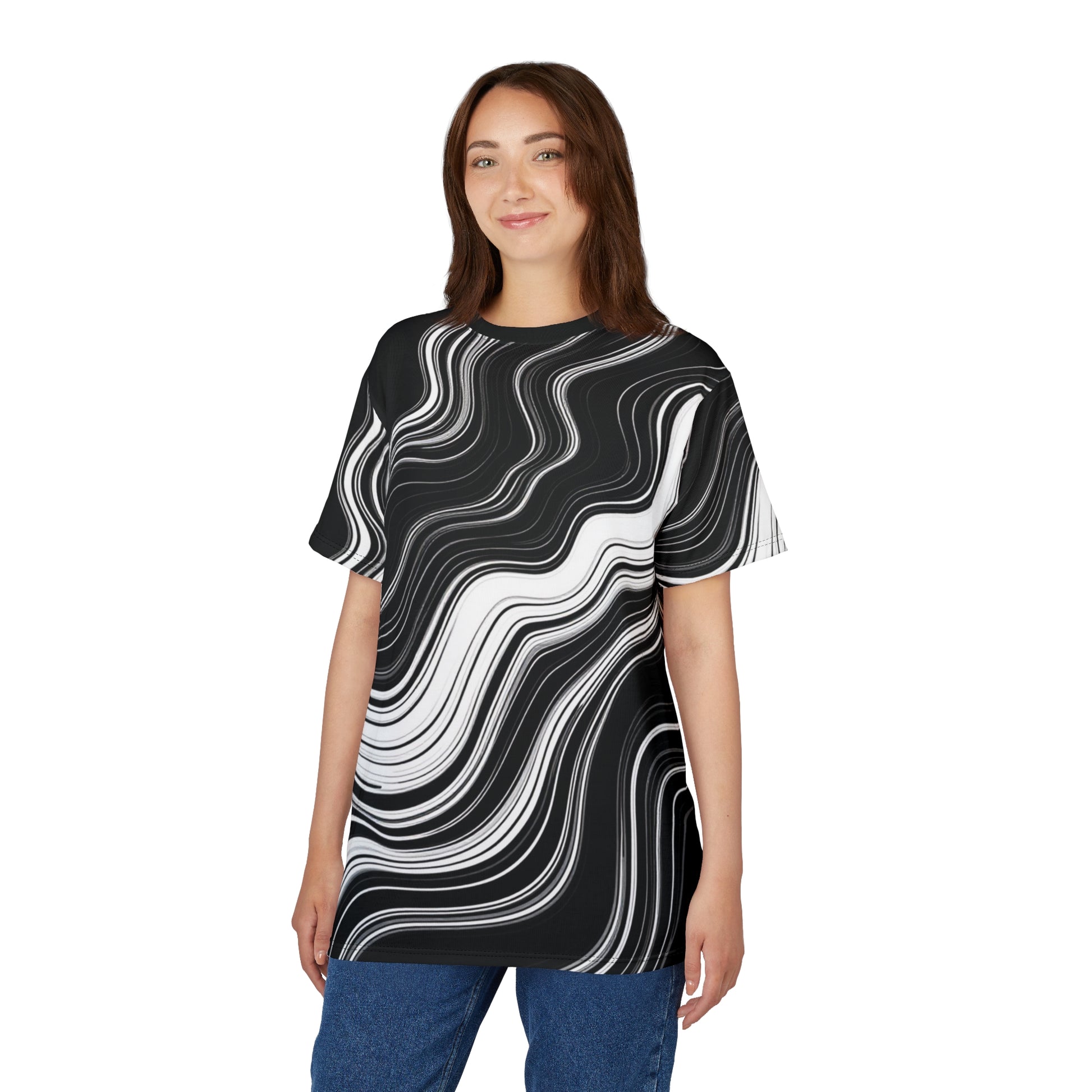 Unisex Graphic Tee Shirt | "Modern Stone"-Nicodemus Studios