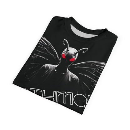 Unisex Graphic Tee Shirt | Mothman Cryptid Legend-Nicodemus Studios