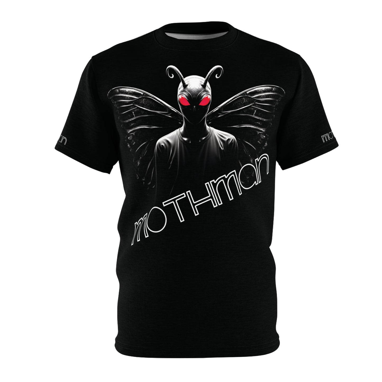 Unisex Graphic Tee Shirt | Mothman Cryptid Legend-Nicodemus Studios