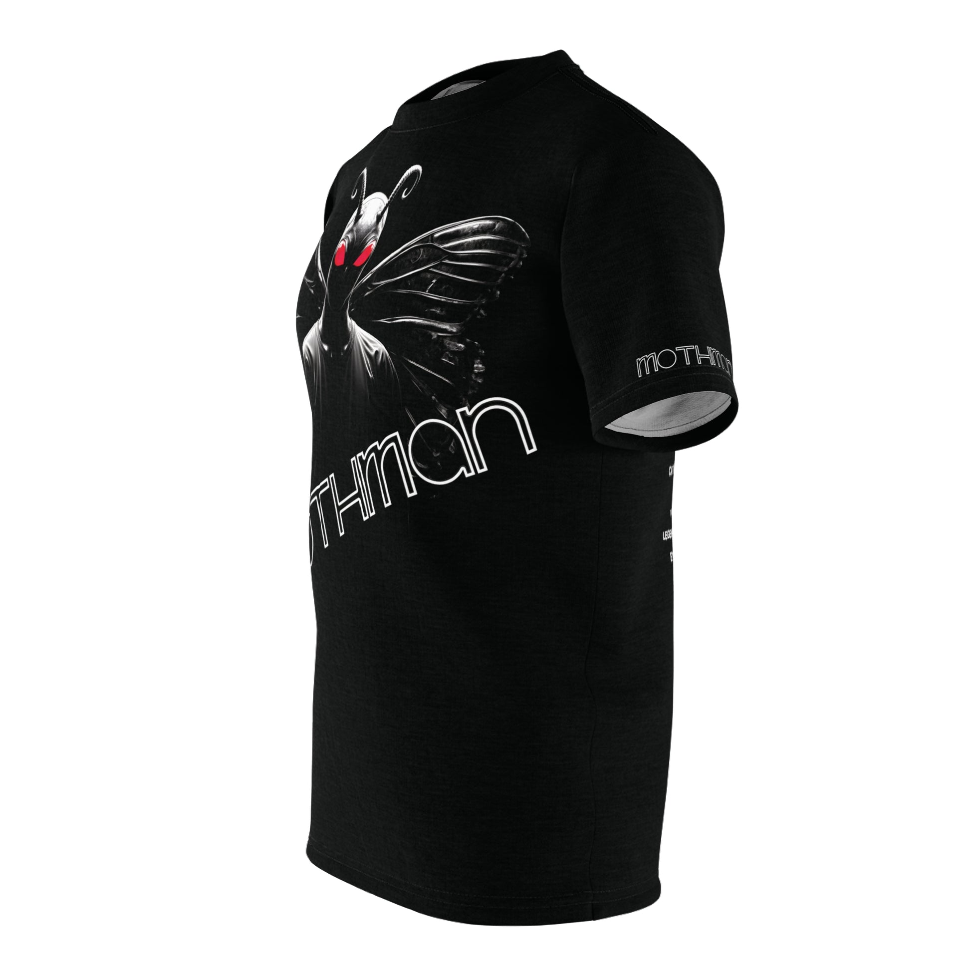 Unisex Graphic Tee Shirt | Mothman Cryptid Legend-Nicodemus Studios