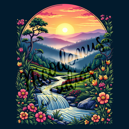 Unisex Graphic Tee Shirt | "Not Just Any Ol' Hippie West Virginia" by Nicodemus Studios-Nicodemus Studios