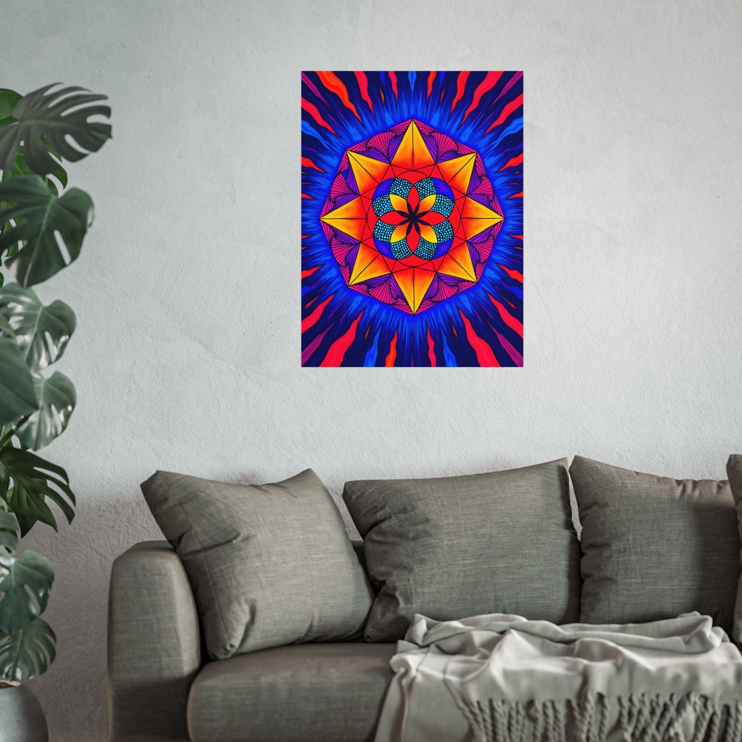 Vibrant Fine Art Matte Poster Print | "Life from Estar" by Nicodemus Studios-Nicodemus Studios