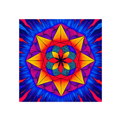 Vibrant Fine Art Matte Poster Print | "Life from Estar" by Nicodemus Studios-16″ x 16″-Matte-Nicodemus Studios