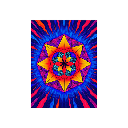 Vibrant Fine Art Matte Poster Print | "Life from Estar" by Nicodemus Studios-18″ x 24″ (Vertical)-Matte-Nicodemus Studios