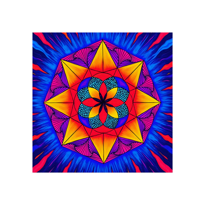 Vibrant Fine Art Matte Poster Print | "Life from Estar" by Nicodemus Studios-30″ x 30″-Matte-Nicodemus Studios