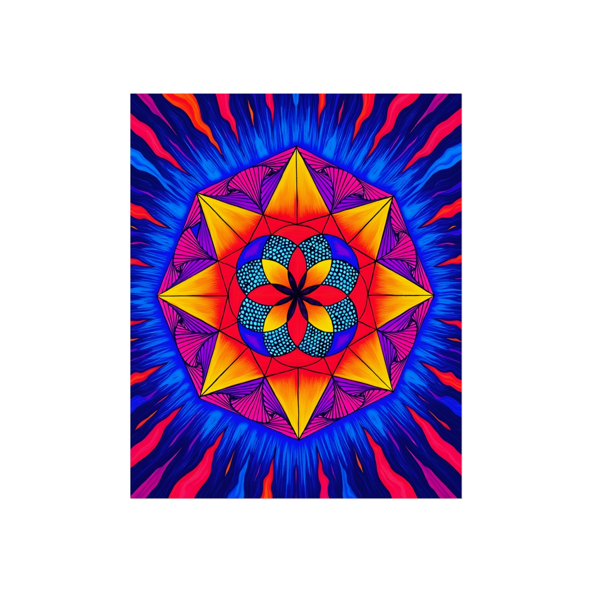 Vibrant Fine Art Matte Poster Print | "Life from Estar" by Nicodemus Studios-9″ x 11″ (Vertical)-Matte-Nicodemus Studios