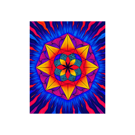 Vibrant Fine Art Matte Poster Print | "Life from Estar" by Nicodemus Studios-9″ x 11″ (Vertical)-Matte-Nicodemus Studios
