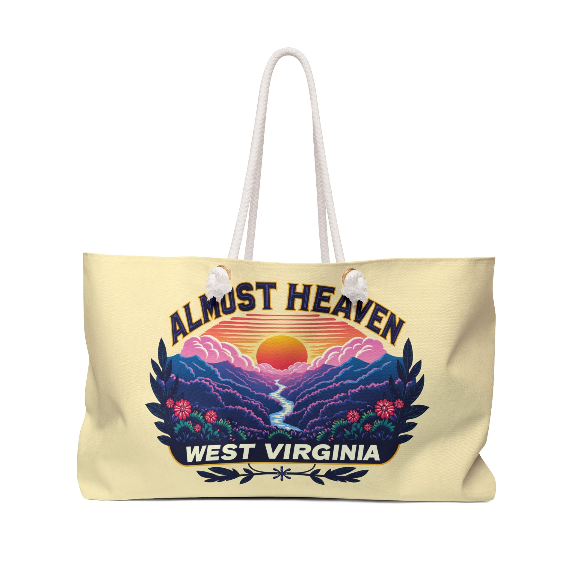Weekender Bag | Almost Heaven West Virginia-24" × 13"-Nicodemus Studios