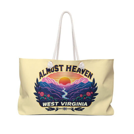 Weekender Bag | Almost Heaven West Virginia-24" × 13"-Nicodemus Studios