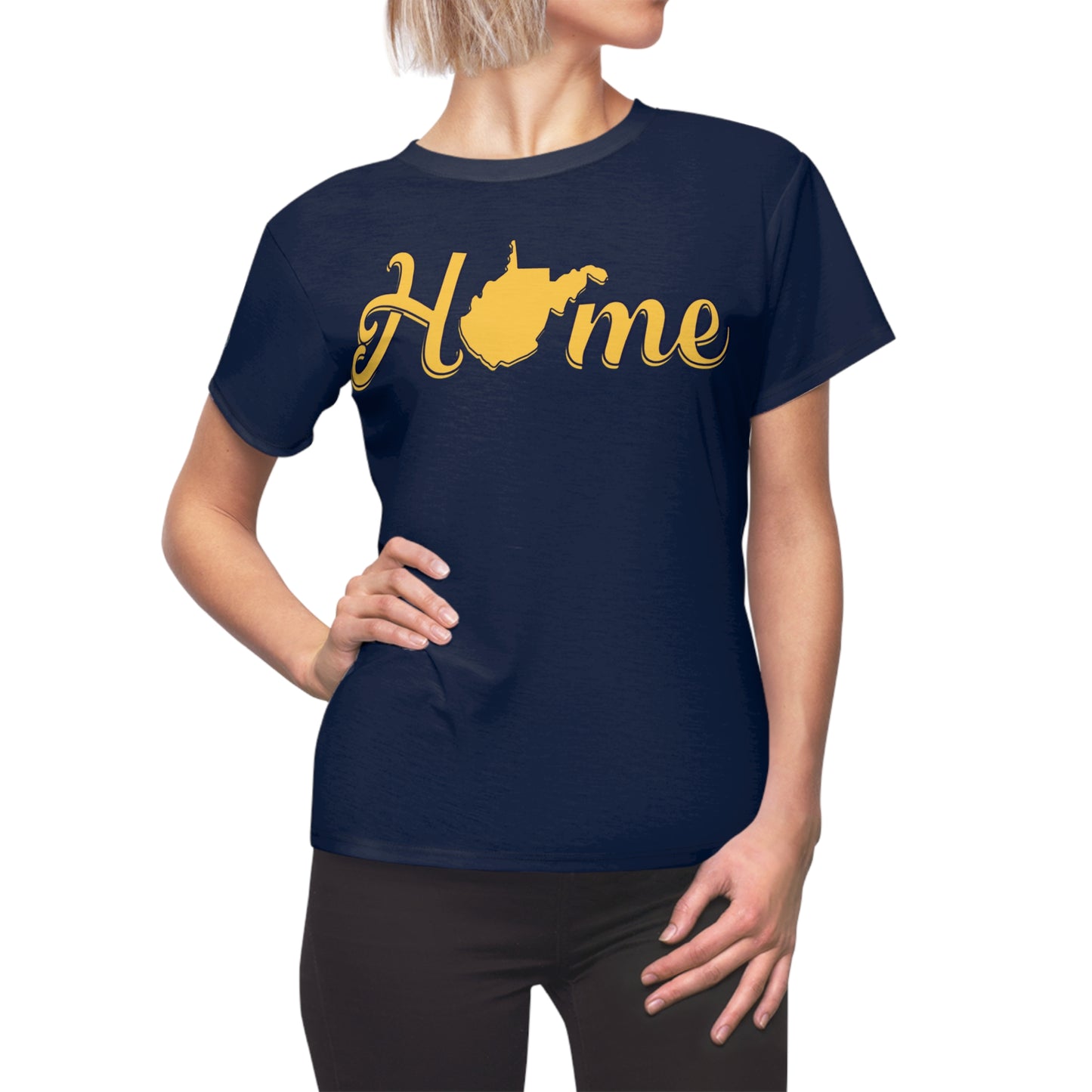 Women's Graphic Tee Shirt | "Home WV" by Nicodemus Studios-Nicodemus Studios