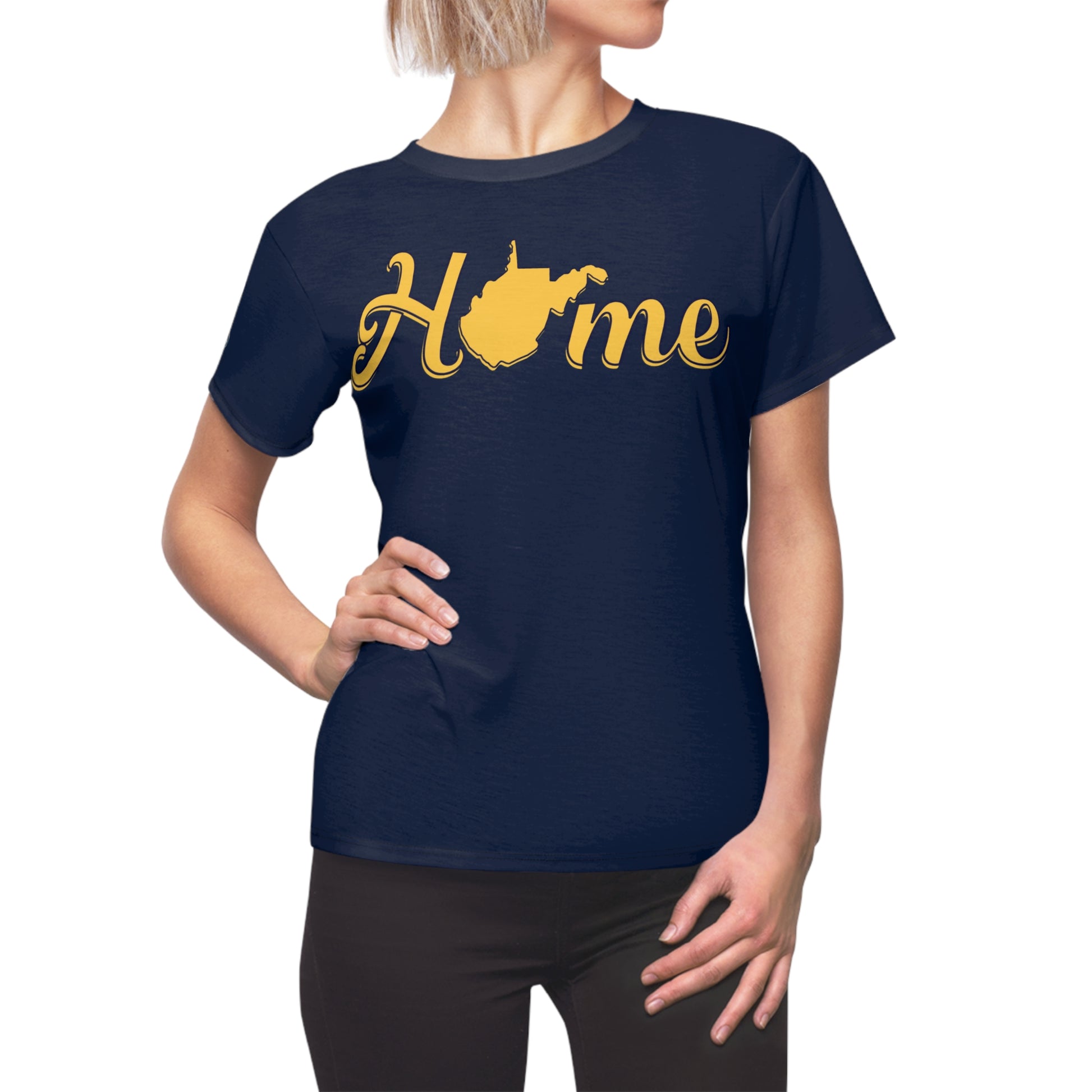 Women's Graphic Tee Shirt | "Home WV" by Nicodemus Studios-Nicodemus Studios