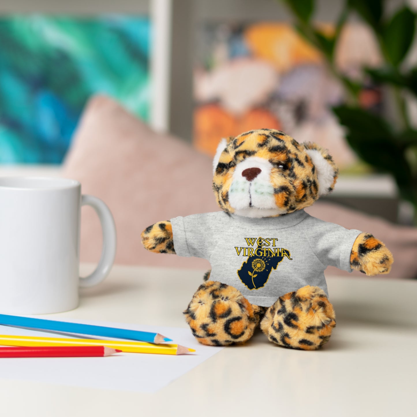 WV Plushies | West Virginia Dandelion Plushie Tee-Nicodemus Studios