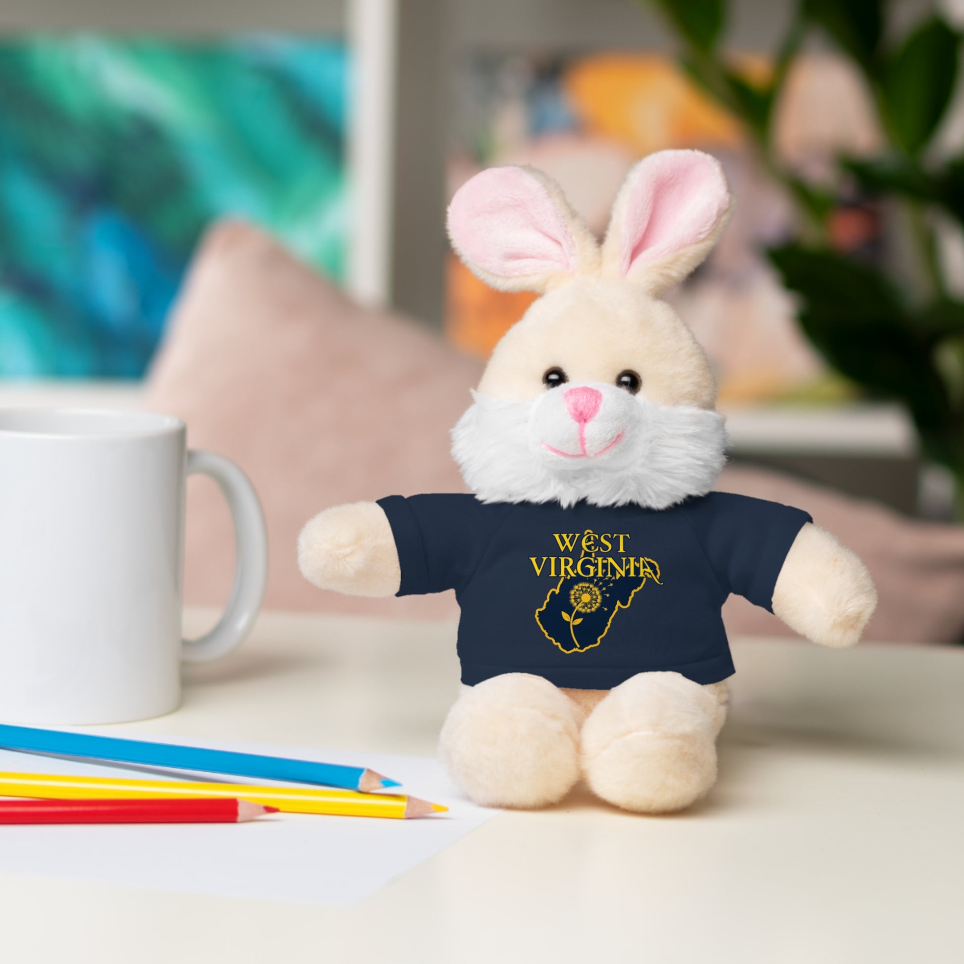WV Plushies | West Virginia Dandelion Plushie Tee-Nicodemus Studios