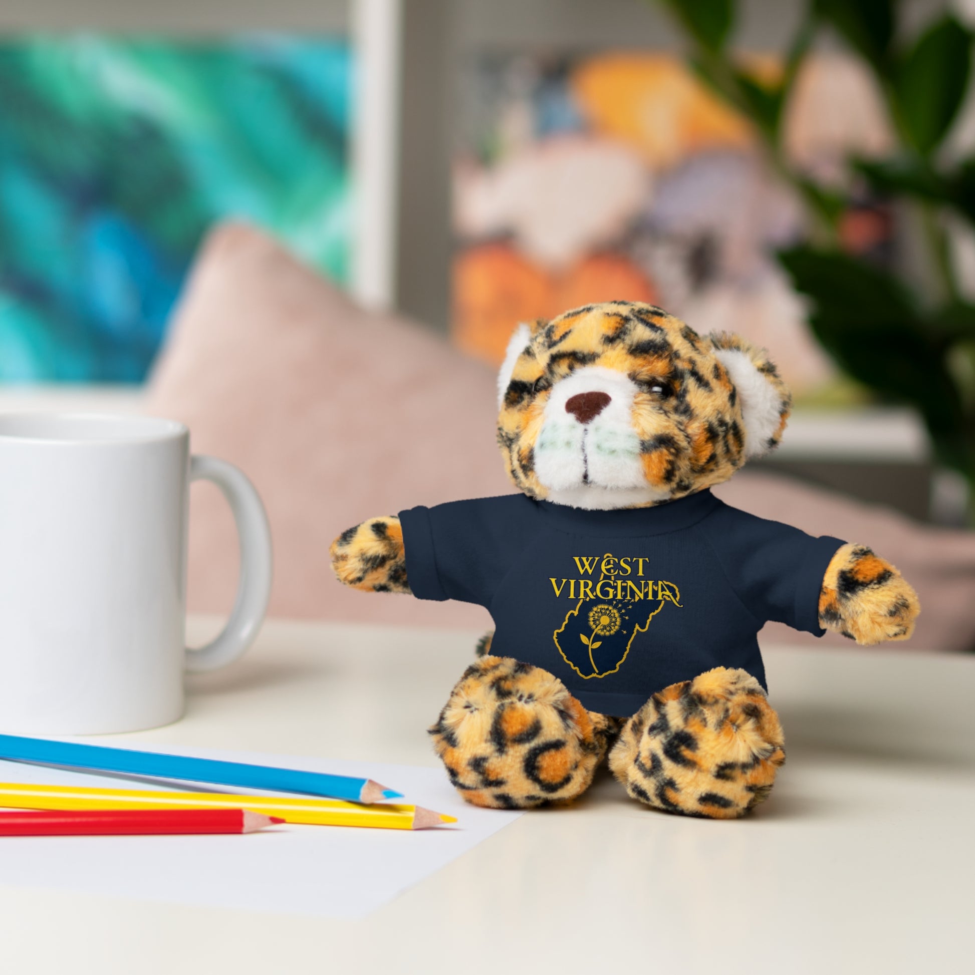 WV Plushies | West Virginia Dandelion Plushie Tee-Nicodemus Studios